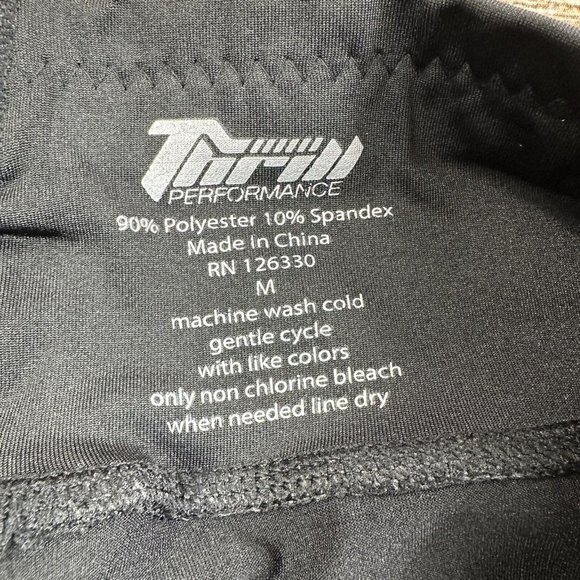 Thrill Performance Yoga Leggings Women Size M Active Wear Sheer Leg Pants - NEW - Picture 3 of 7